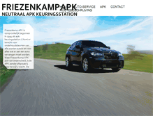 Tablet Screenshot of friezenkamp.nl